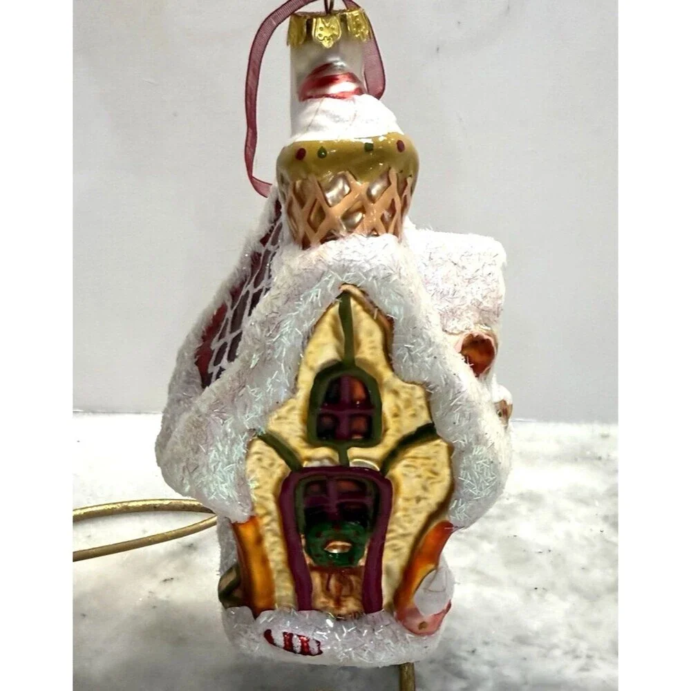 Waterford Holiday Heirlooms Gingerbread House Christmas Tree Ornament Christmas